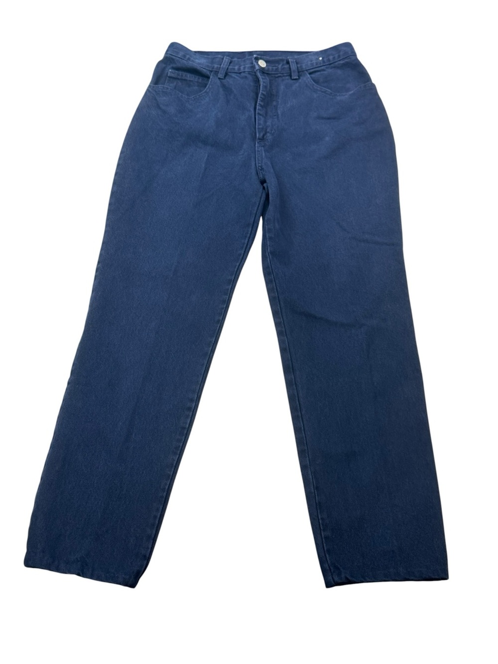 Just USA Indigo Blue Classic Relaxed Fit High Waist Denim Jeans Size 13 Womens